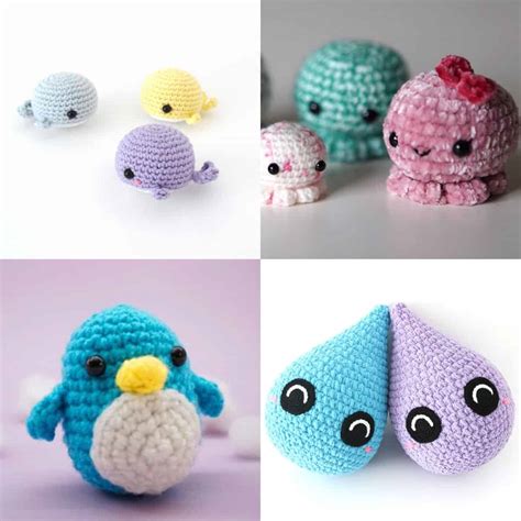 20 Easiest Crochet Amigurumi Patterns 🧶 [Beginners Start Here!]