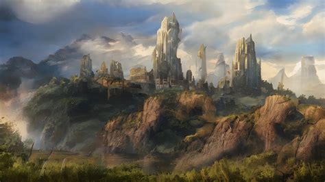 AI Generated Fantasy Landscapes (CC0) by ObsydianX