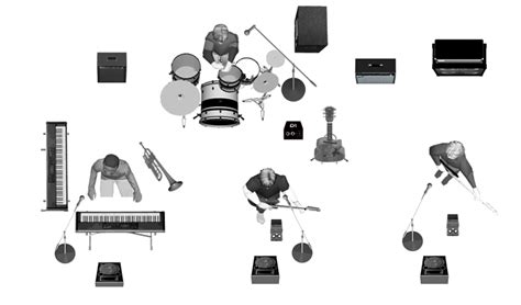 Rock Band Stage Setup