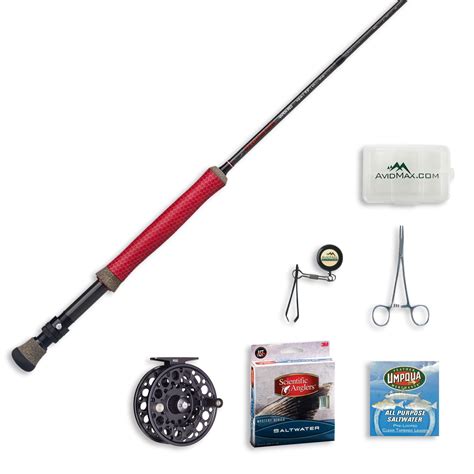 Redington Vapen Red Fly Rod and Rise II Reel Saltwater Outfit with Rod Case - Walmart.com ...