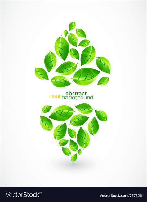 Nature green background Royalty Free Vector Image