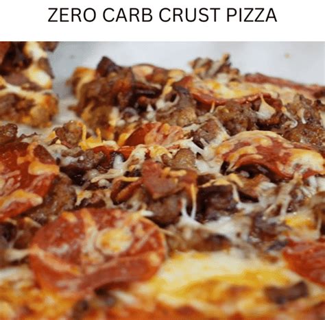 ZERO CARB CRUST PIZZA - Keto Recipes