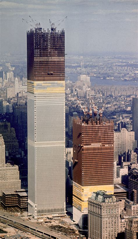 World Trade Center Twin Towers under Construction New York City New 8x10 Photo Collectibles ...