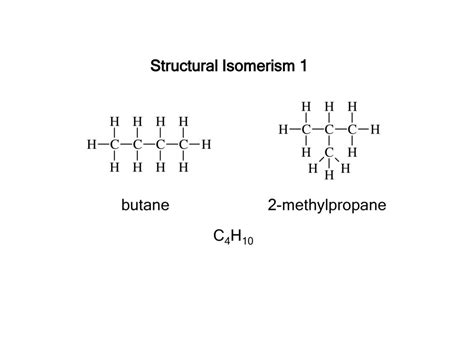 Structural Formula For 2 Methylpropane