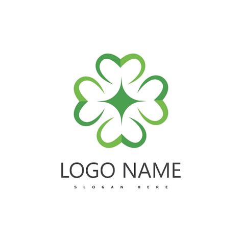 Premium Vector | Clover leaf logo icon design template vector