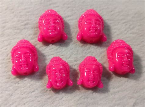 10pcs Resin Buddha Beads , Buddha Head Beads , Buddhist Prayer Beads ...