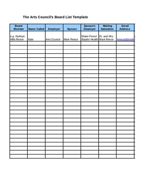 Excel Roster Template 6 Free Excel Documents Download Free