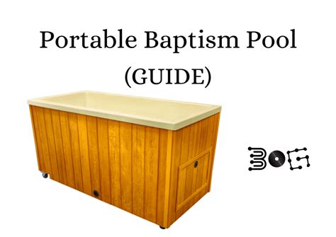 Portable Baptism Pool | An Absolute Guide 2020 - JGuru