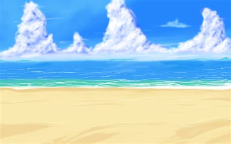 🔥 Download Big Anime Style Beach Background By Wbd by @cmorris10 | Backgrounds Beach, Beach ...