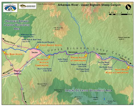 Arkansas River Boating Maps - Colorado - Wilderness Aware