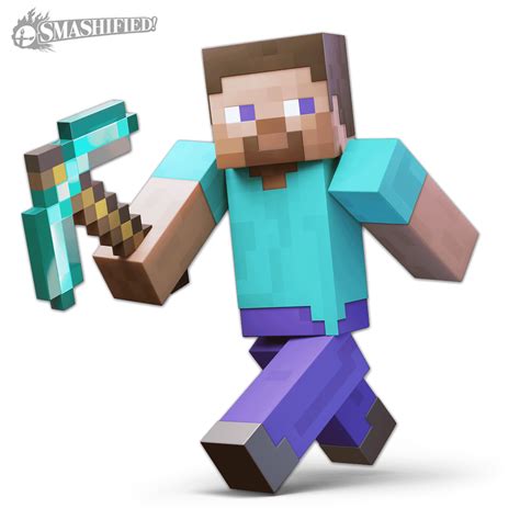 Minecraft Steve Smash Render (Fanmade) Smashified HD by Curiomatic : r/SmashBrosUltimate