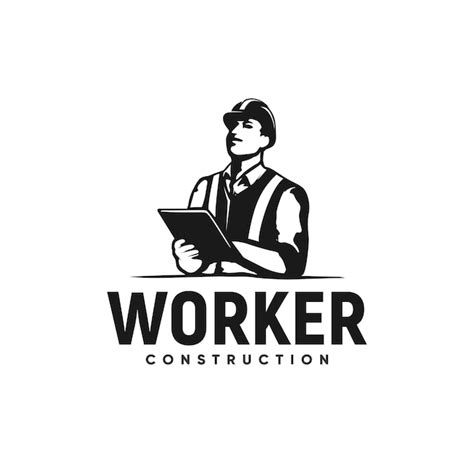 Premium Vector | Professional worker Construction logo design