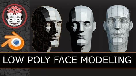 Blender Low Poly Face - Magnetic Blender