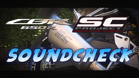 HONDA CBR650R | FULL SC-PROJECT EXHAUST SOUNDCHECK | EXHAUSTP*RN - YouTube