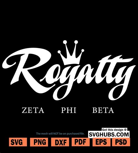 Royalty zeta phi beta svg, zeta Phi Beta svg, Zeta svg