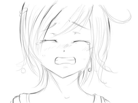 How To Draw A Girl Face Crying - Howto Techno