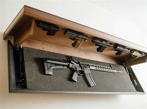 1242 Top Locking Concealment Shelf | Hidden Gun Shelf | Tactical Walls