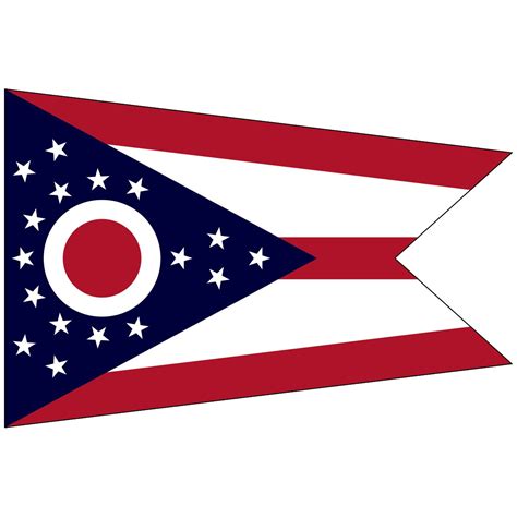 Ohio State Flag - Flagpole Man