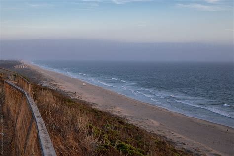 "View Of Monterey Bay From High Above The Ocean" by Stocksy Contributor "Carolyn Lagattuta ...