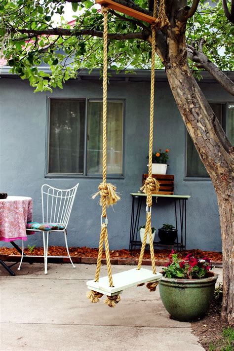 How to hang a swing from a tree - A Beautiful Mess