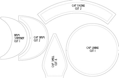 Printable Baseball Cap Patterns