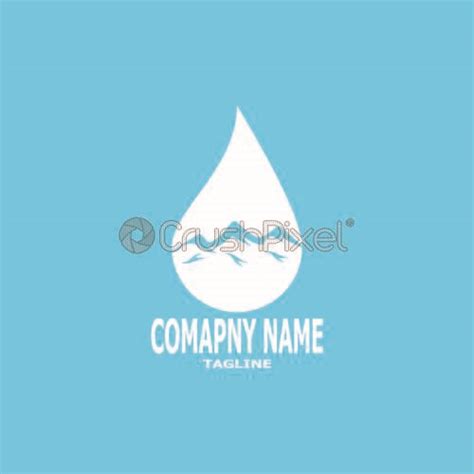 Water logo design vector illustration - stock vector 4772019 | Crushpixel