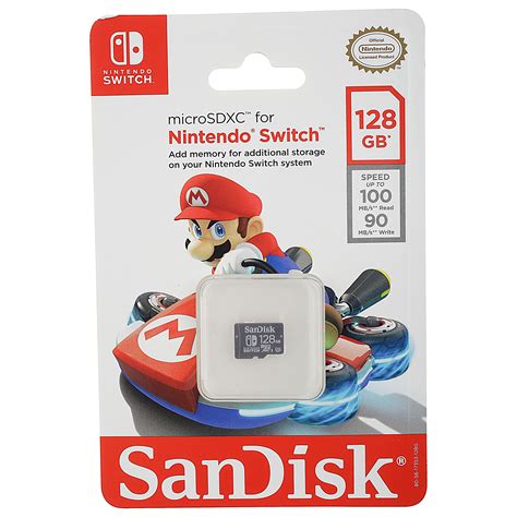 SanDisk Nintendo Switch 128GB Micro SD Card - Walmart.com