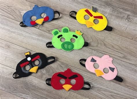 Angry Birds Inspired Masks Kids Masks Kids Costumes Bird Mask