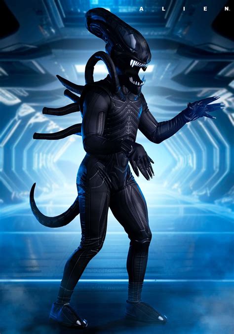 Premium Alien Xenomorph Adult Costume | Exclusive Costumes