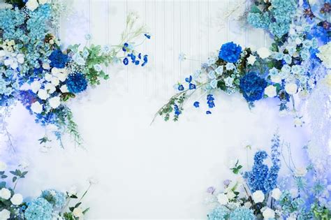 Premium Photo | Wedding flower backdrop background colorful background fresh rose bunch of flower