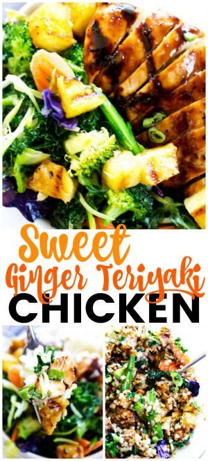 Sweet Ginger Teriyaki Chicken Bowls - Dash of Sanity