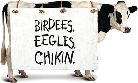 Chick Fil A Cow Png 1358 Download