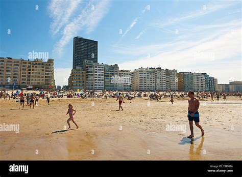 Ostend Beach, Ostend, Belgium Stock Photo - Alamy