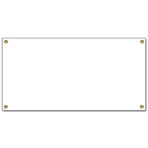 COSCO Banner, Weather Resistant Vinyl with Grommets to Hang, White, Customizable, 2 feet x 4 ...