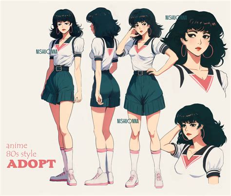 ANIME 80s STYLE ADOPT 1.0 - closed. by nishuonna on DeviantArt