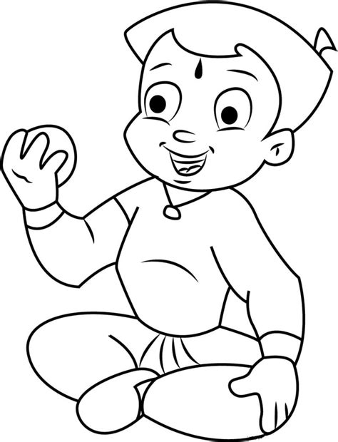 Chotta Bheem Coloring Pages. 55 Images Free Printable