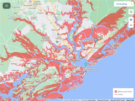 Savannah and Charleston Possible Flood Height Maps With Hurricane Ian | Energy Blog