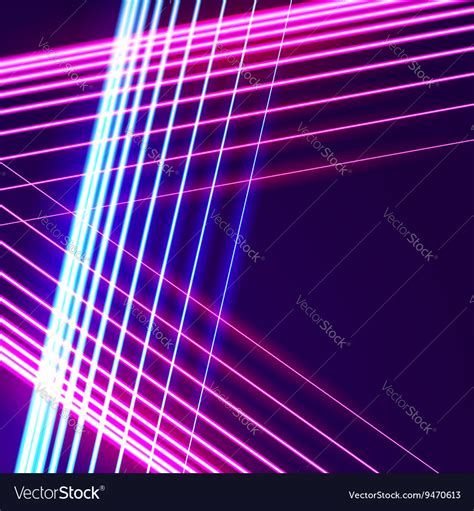 Bright neon lines background Royalty Free Vector Image