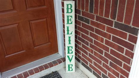 Rustic Believe Sign, Rustic, Reclaimed Wood, Hand Painted, Great for the Holidays - Etsy