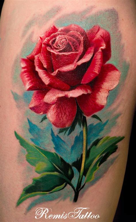 50+ Rose Tattoo Designs | Cuded | Realistic rose tattoo, Beautiful ...