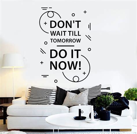 Vinyl Wall Decal Motivation Quote Inspire Room Stickers Mural Unique G — Wallstickers4you