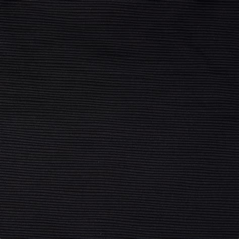 A gorgeous black satin ottoman fabric, with a close rib texture.