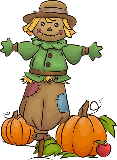 fall scarecrows - Clip Art Library