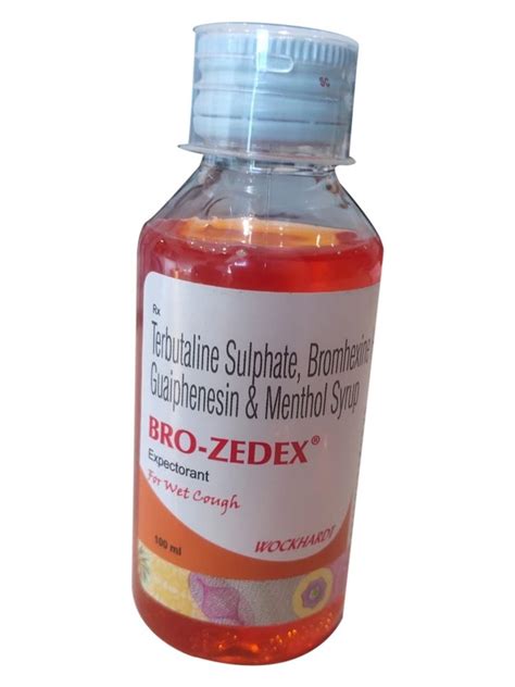 Wockhardi Bro Zedex Wet Cough Syrup, 100 ml at Rs 150/bottle in Varanasi | ID: 25312608191