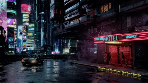 Night City Cyberpunk 2077 4k