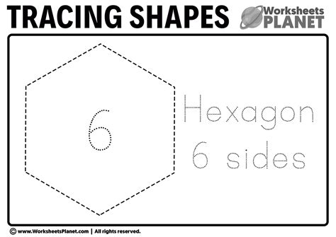 Hexagon Worksheets