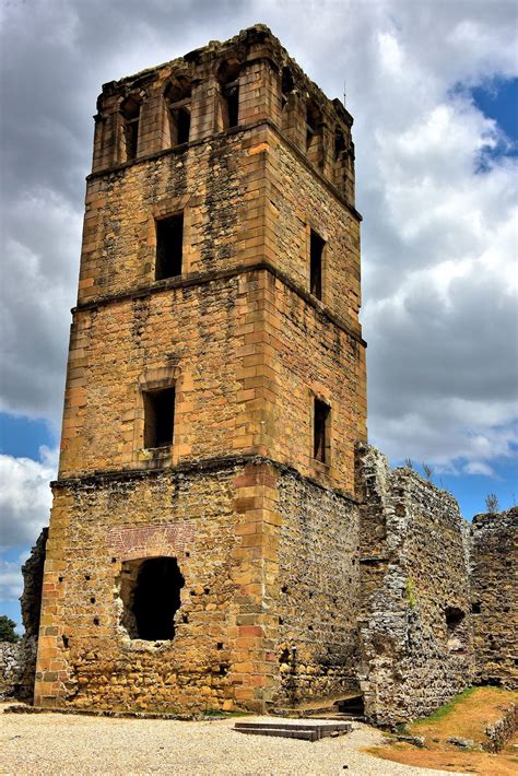 Cathedral Tower in Panamá Viejo, Panama City, Panama - Encircle Photos