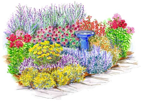 15 No-Fuss Garden Plans Filled with Plants That Thrive in Full Sun