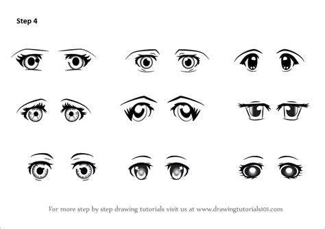 Manga Eyes Tutorial To Draw - Manga