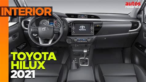 Toyota HILUX 2021 INTERIOR todos los detalles - YouTube